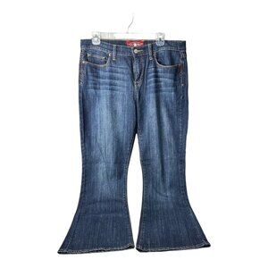 Womens LUCKY BRAND Sofia Boot Size 14/32 Blue Denim Jeans